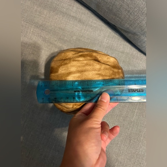 Vintage Walnut Shaped Lidded Trinket Box - Picture 9 of 10